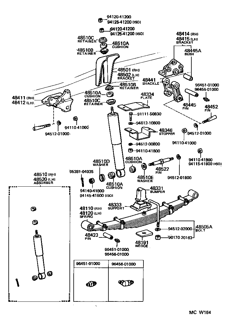  HEAVY DUTY TRUCK |  FRONT SPRING SHOCK ABSORBER