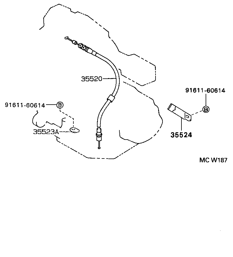  CAMRY NAP SED WG |  THROTTLE LINK VALVE LEVER ATM
