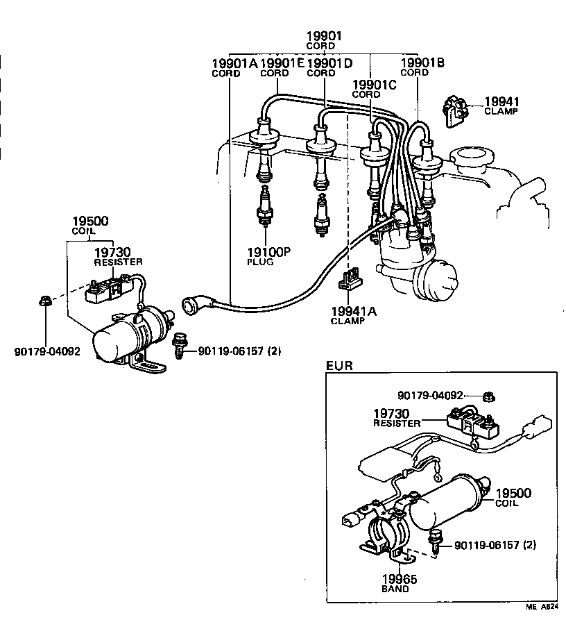  CELICA |  IGNITION COIL SPARK PLUG