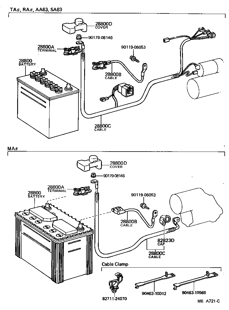  CELICA |  BATTERY BATTERY CABLE