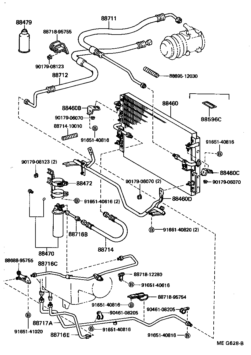  LITEACE |  HEATING AIR CONDITIONING COOLER PIPING