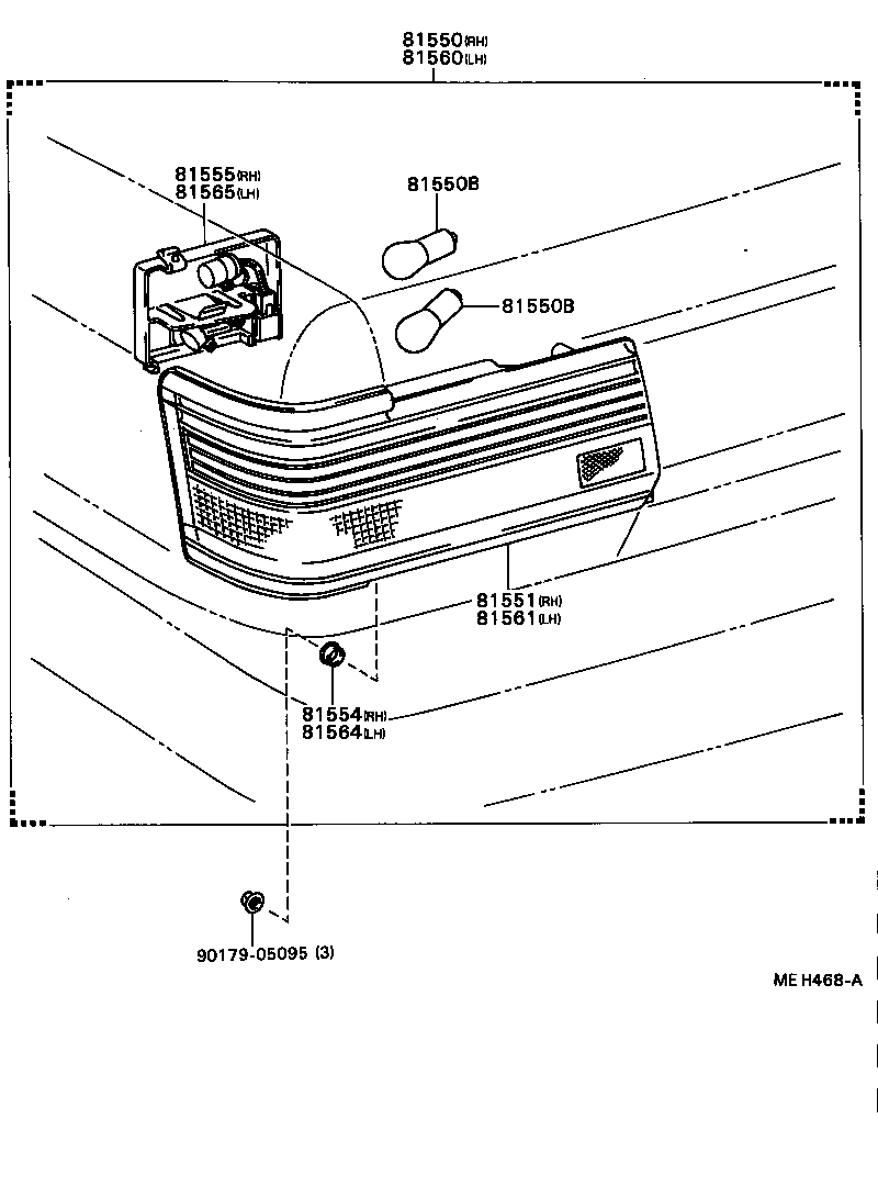  CAMRY |  REAR COMBINATION LAMP