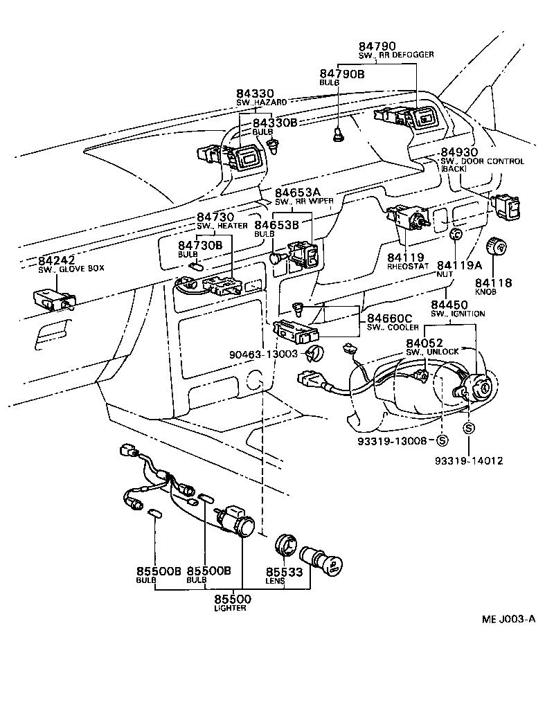  CAMRY |  SWITCH RELAY COMPUTER