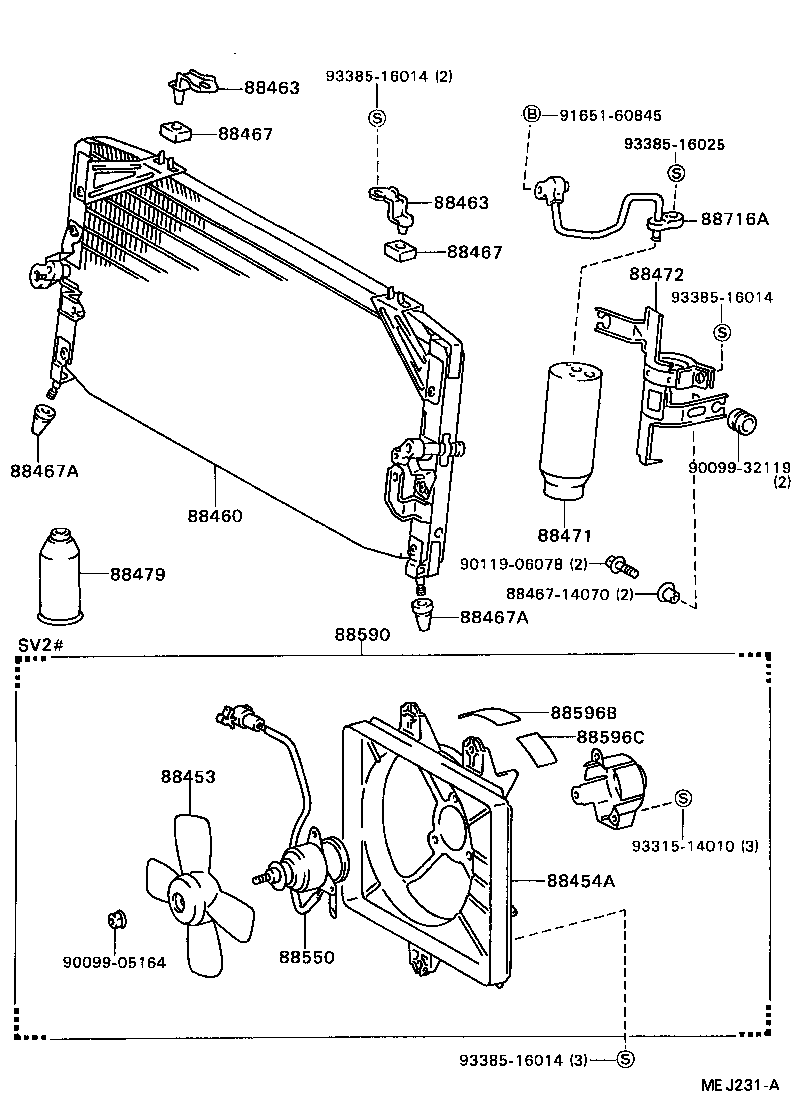  CAMRY |  HEATING AIR CONDITIONING COOLER PIPING