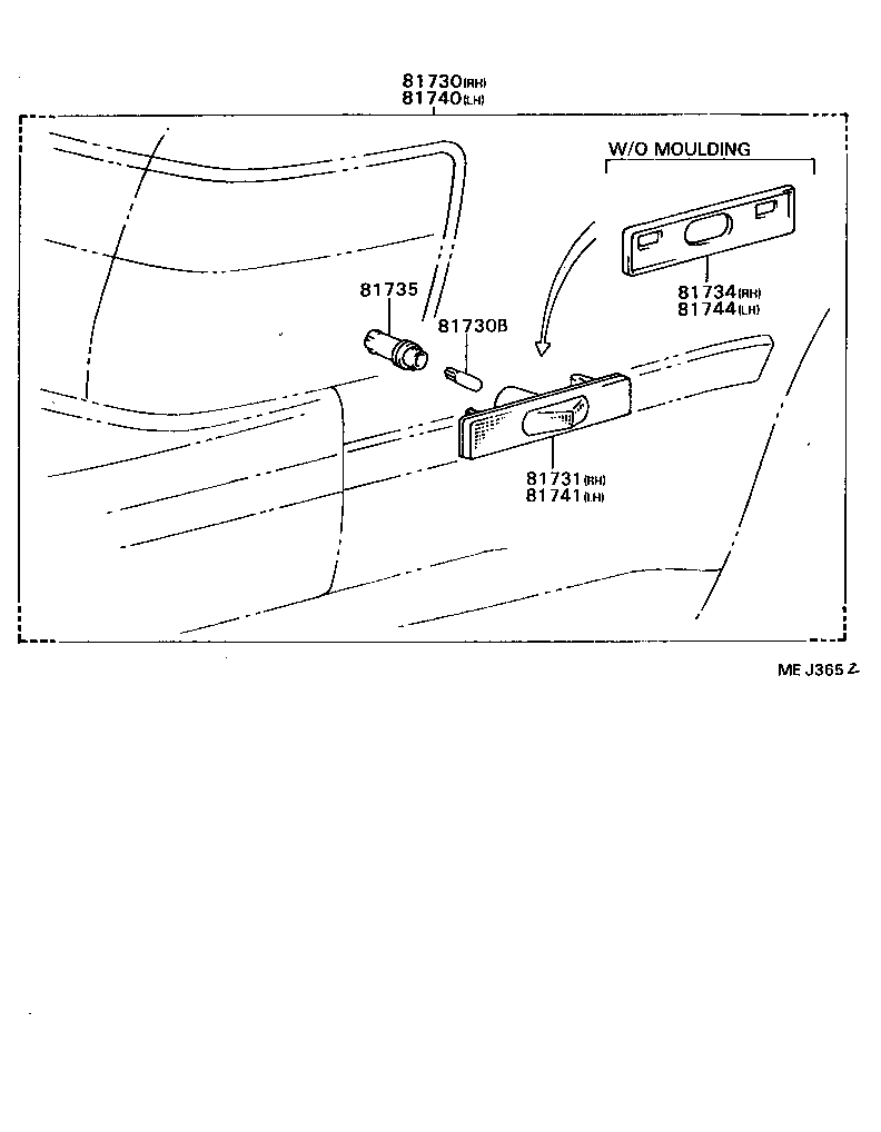  CELICA |  SIDE TURN SIGNAL LAMP OUTER MIRROR LAMP