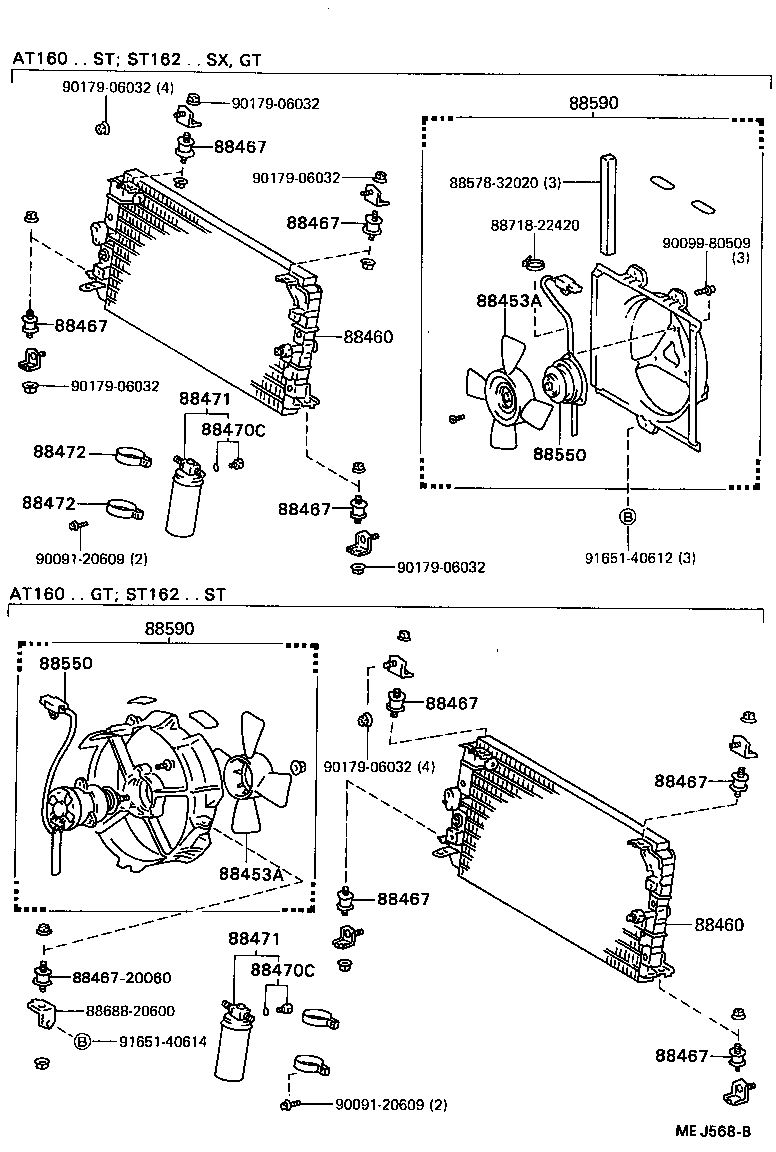  CELICA |  HEATING AIR CONDITIONING COOLER PIPING