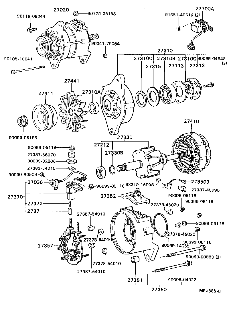  DYNA 200 |  ALTERNATOR