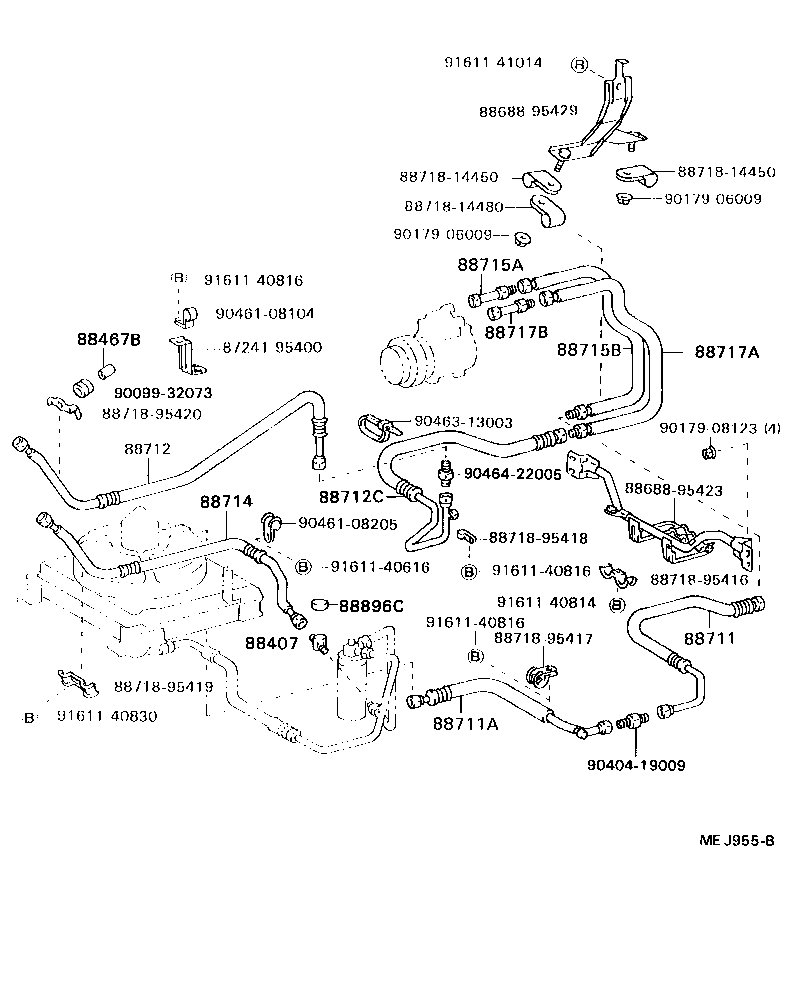  DYNA 200 |  HEATING AIR CONDITIONING COOLER PIPING