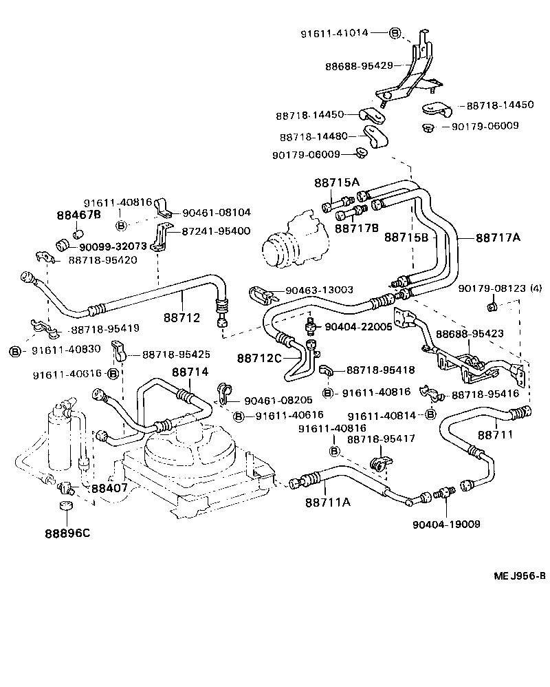 DYNA 200 |  HEATING AIR CONDITIONING COOLER PIPING