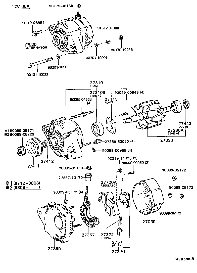  HILUX |  ALTERNATOR