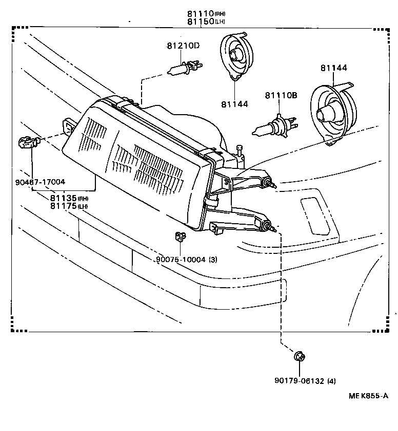  CAMRY |  HEADLAMP