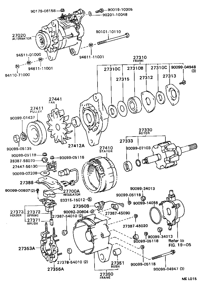  DYNA 200 |  ALTERNATOR