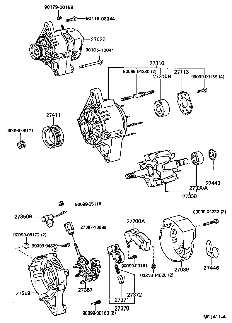  COASTER |  ALTERNATOR
