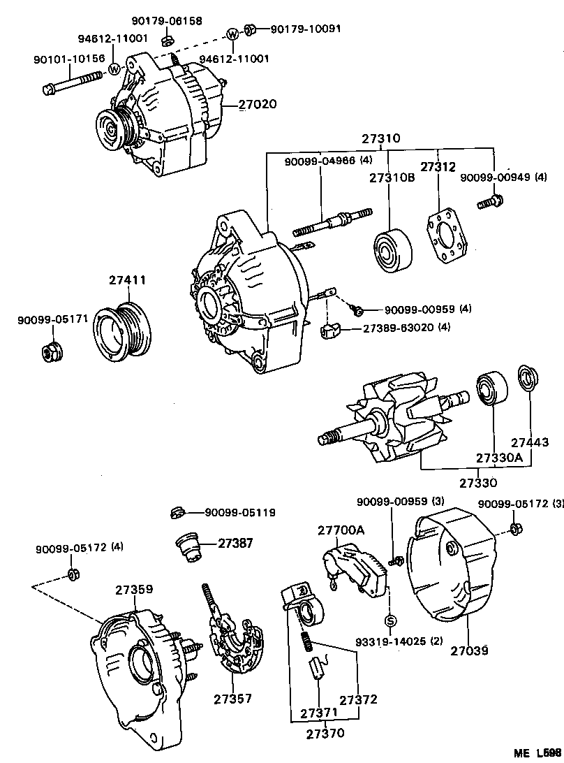  MODEL F |  ALTERNATOR