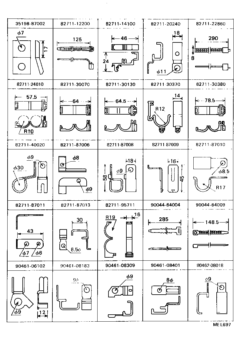  MODEL F |  WIRING CLAMP