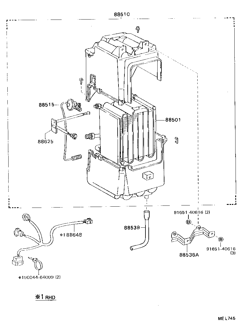  MODEL F |  HEATING AIR CONDITIONING COOLER UNIT