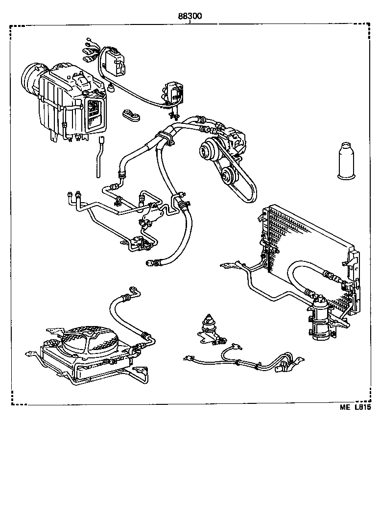  LITEACE |  HEATING AIR CONDITIONING SET