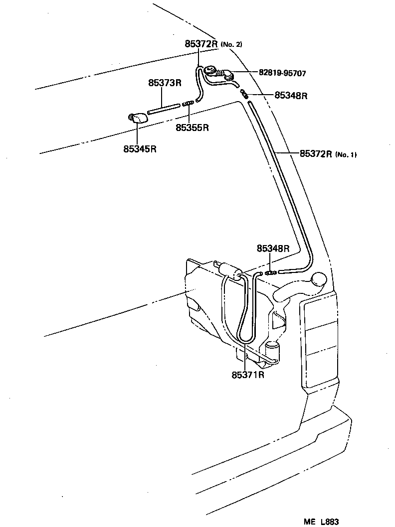  LITEACE |  REAR WASHER