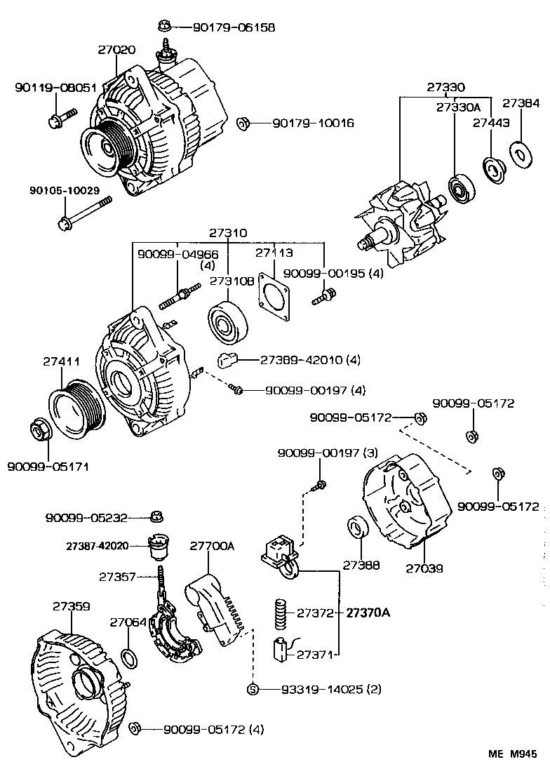  CROWN |  ALTERNATOR