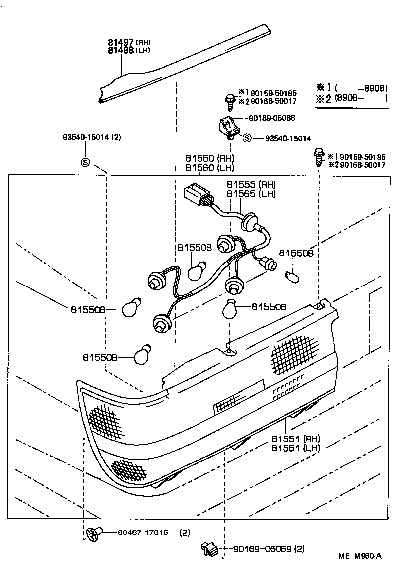  CROWN |  REAR COMBINATION LAMP
