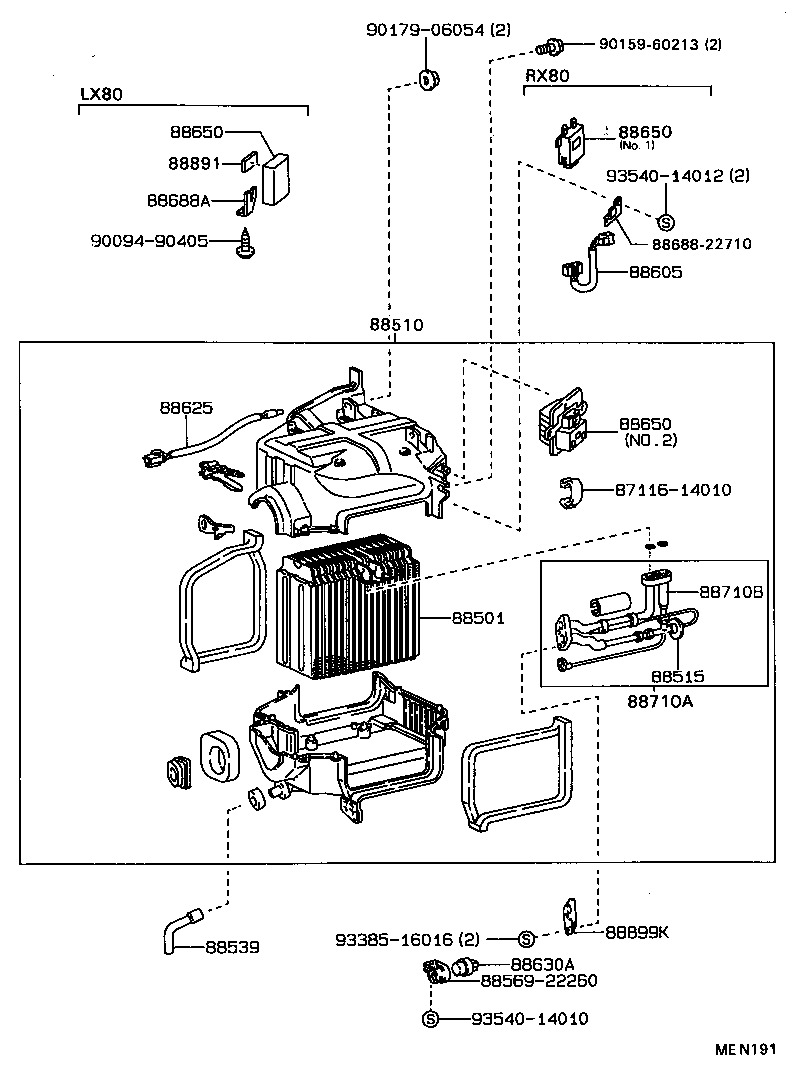  CRESSIDA |  HEATING AIR CONDITIONING COOLER UNIT