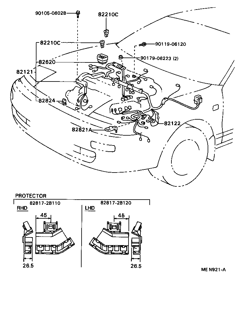  CELICA |  WIRING CLAMP
