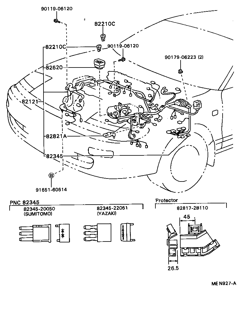  CELICA |  WIRING CLAMP