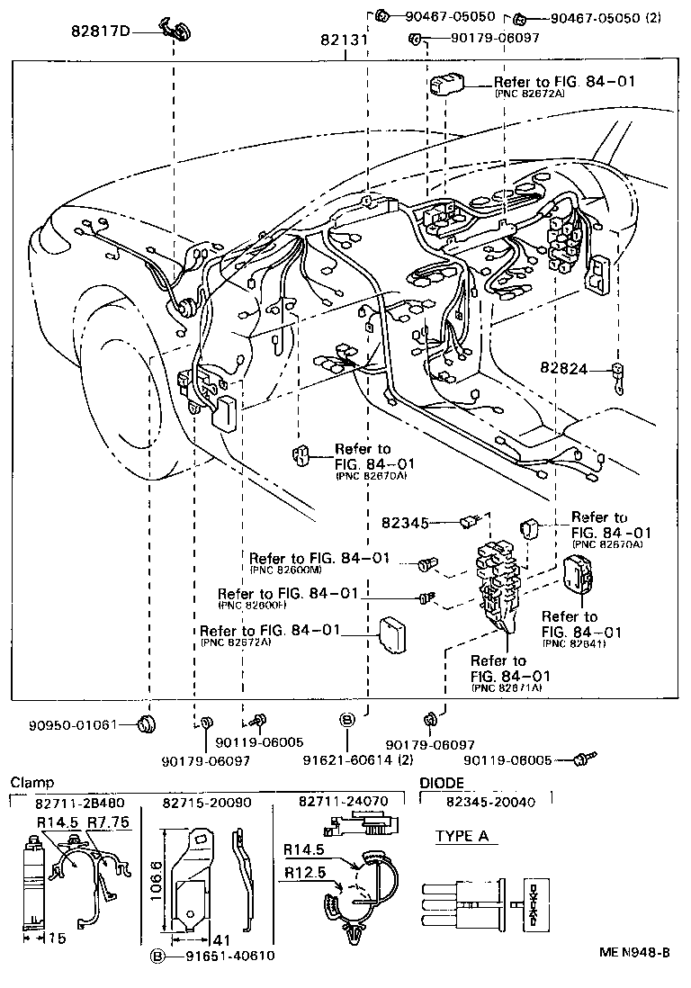  CELICA |  WIRING CLAMP