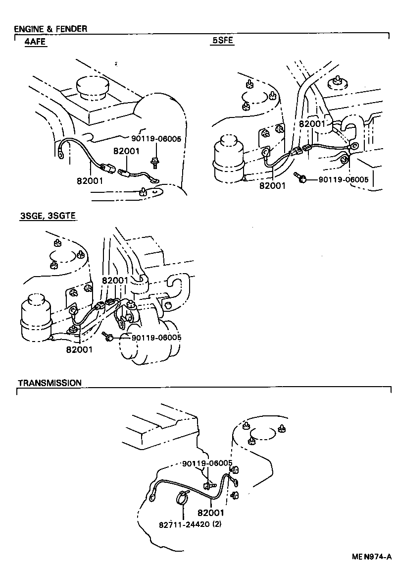  CELICA |  WIRING CLAMP
