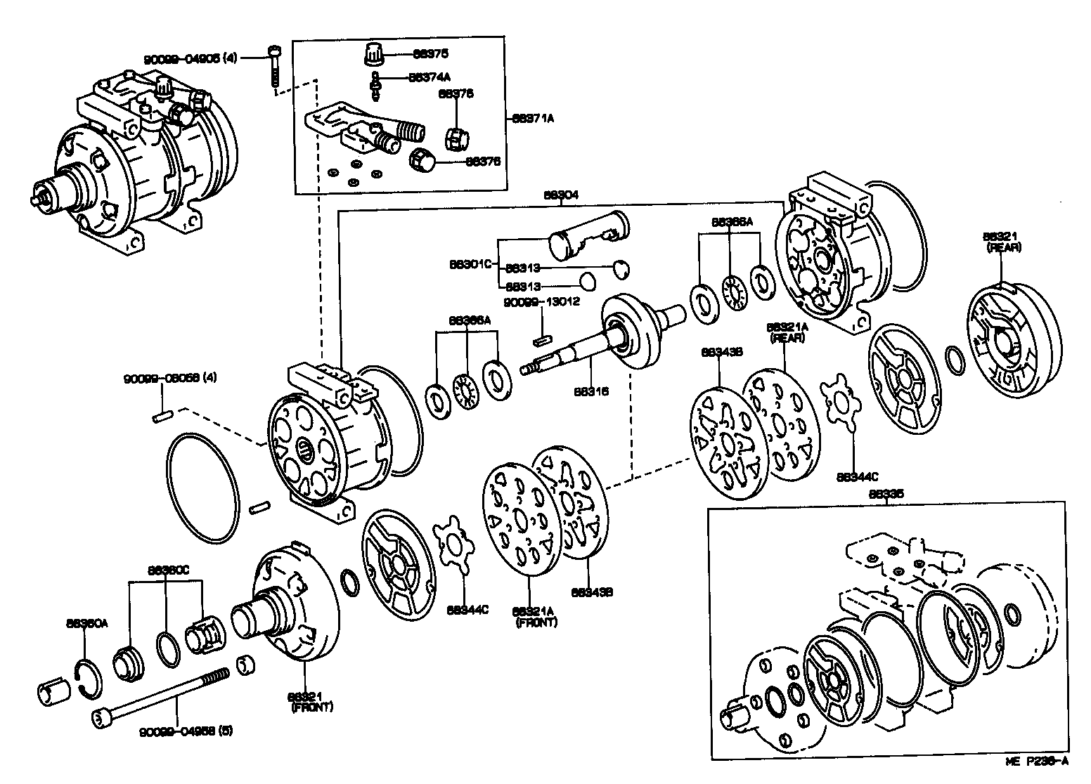  LITEACE |  HEATING AIR CONDITIONING COMPRESSOR