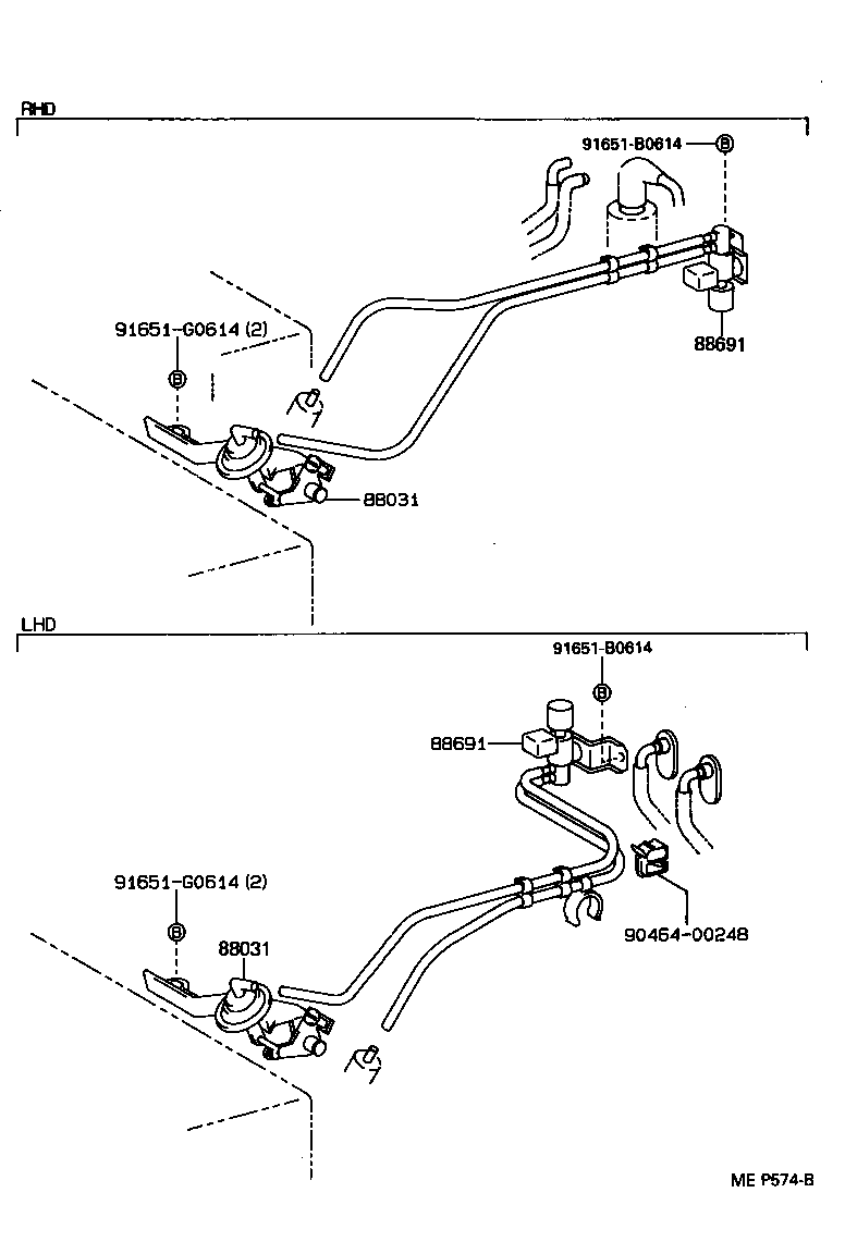  STARLET |  HEATING AIR CONDITIONING VACUUM PIPING