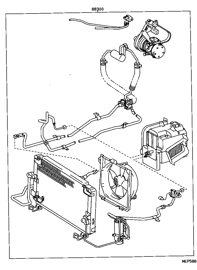  MR2 |  HEATING AIR CONDITIONING SET