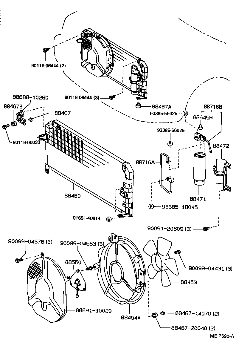  STARLET |  HEATING AIR CONDITIONING COOLER PIPING