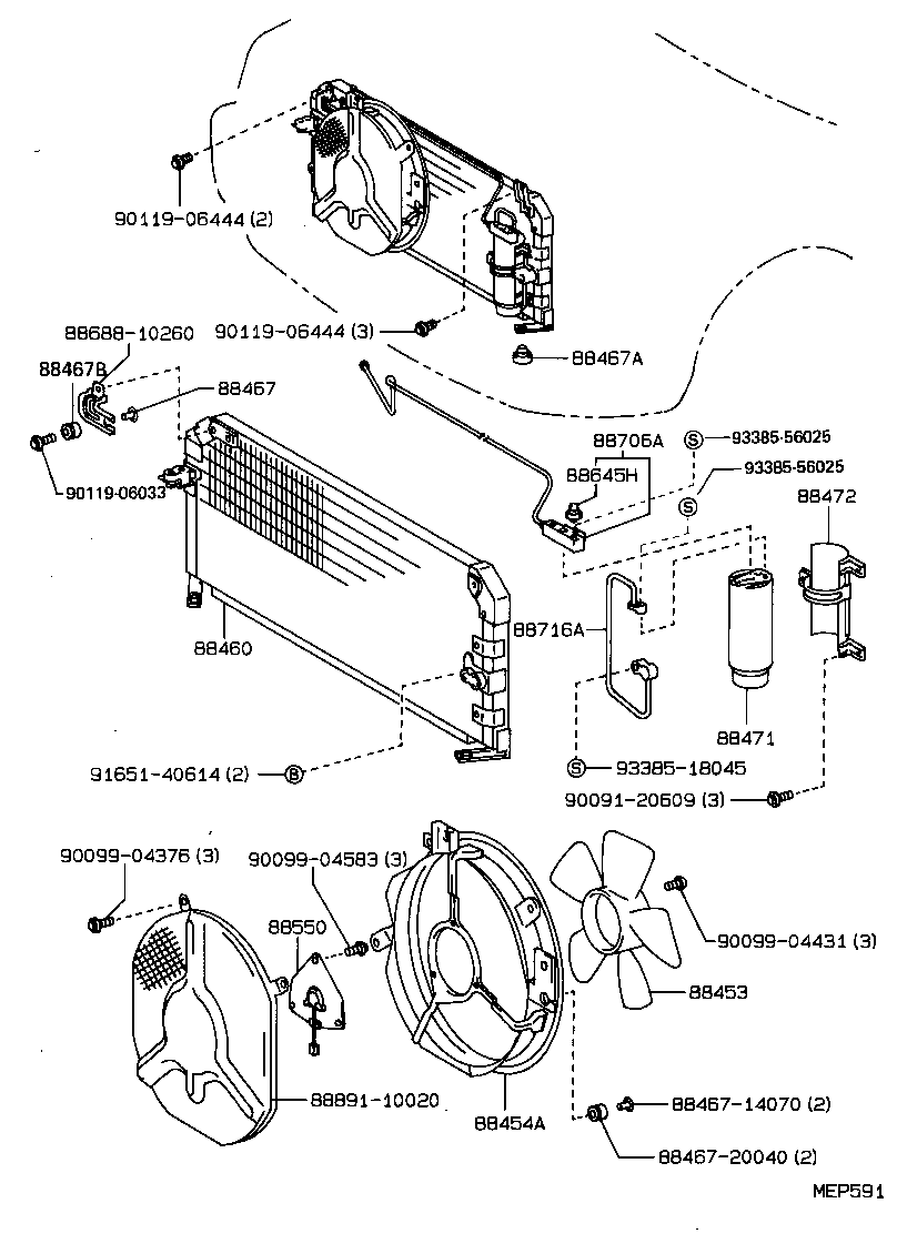  STARLET |  HEATING AIR CONDITIONING COOLER PIPING