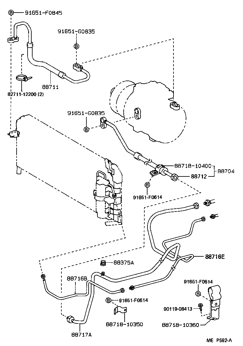  STARLET |  HEATING AIR CONDITIONING COOLER PIPING