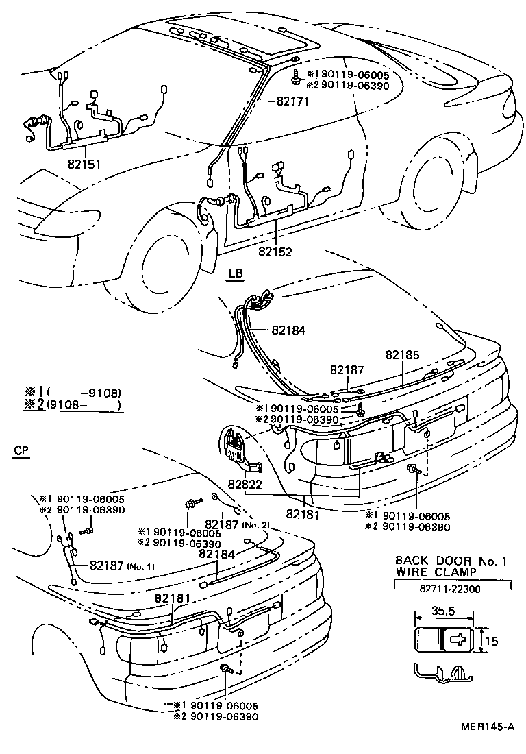  CELICA |  WIRING CLAMP