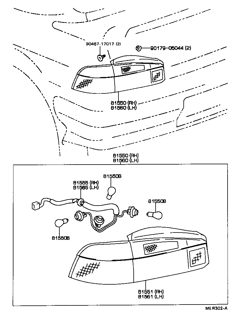  PASEO |  REAR COMBINATION LAMP