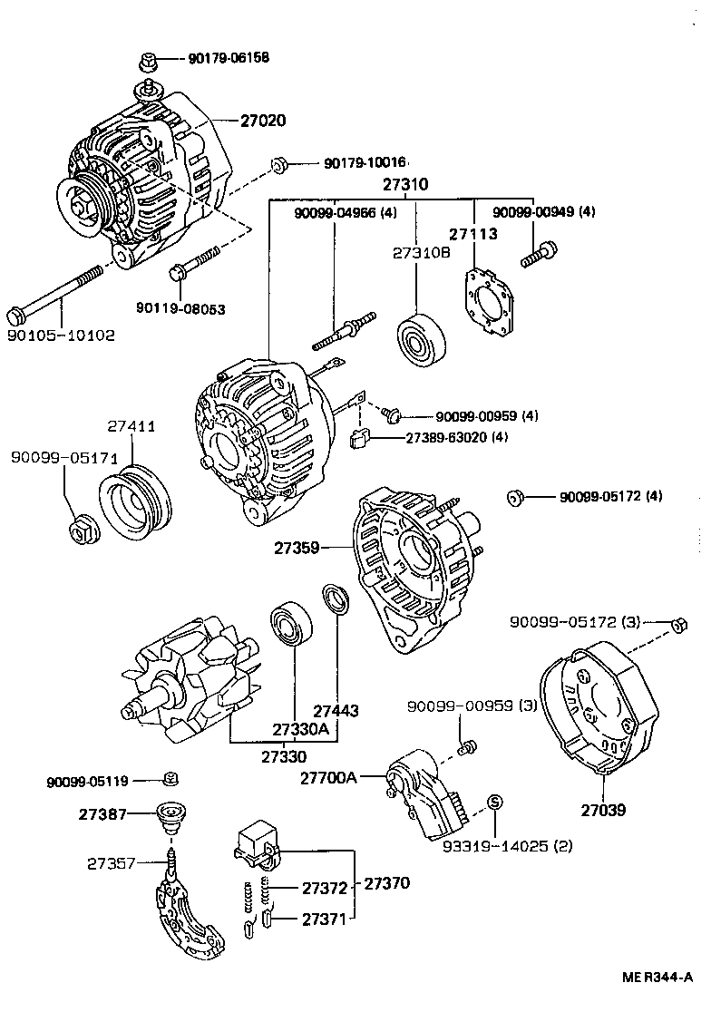  PASEO |  ALTERNATOR