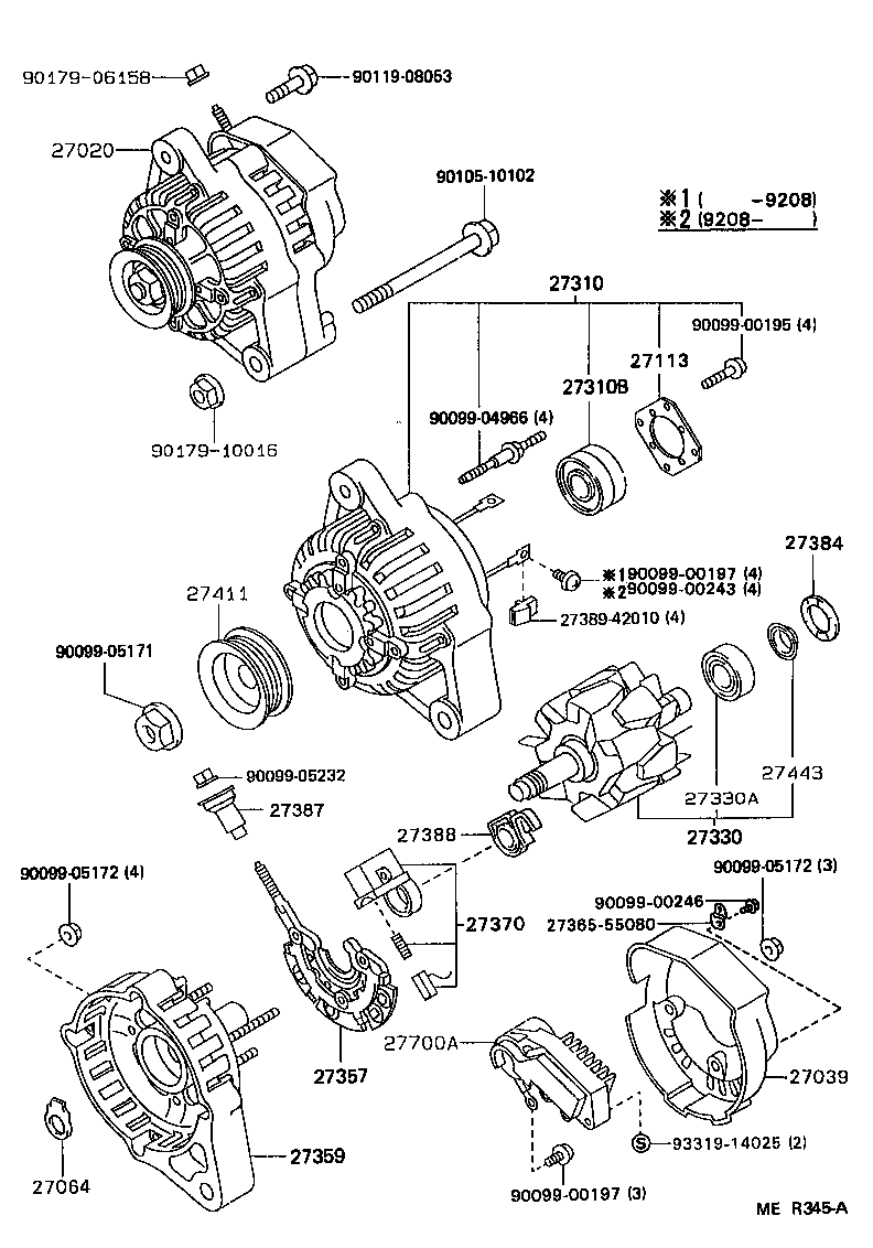  PASEO |  ALTERNATOR