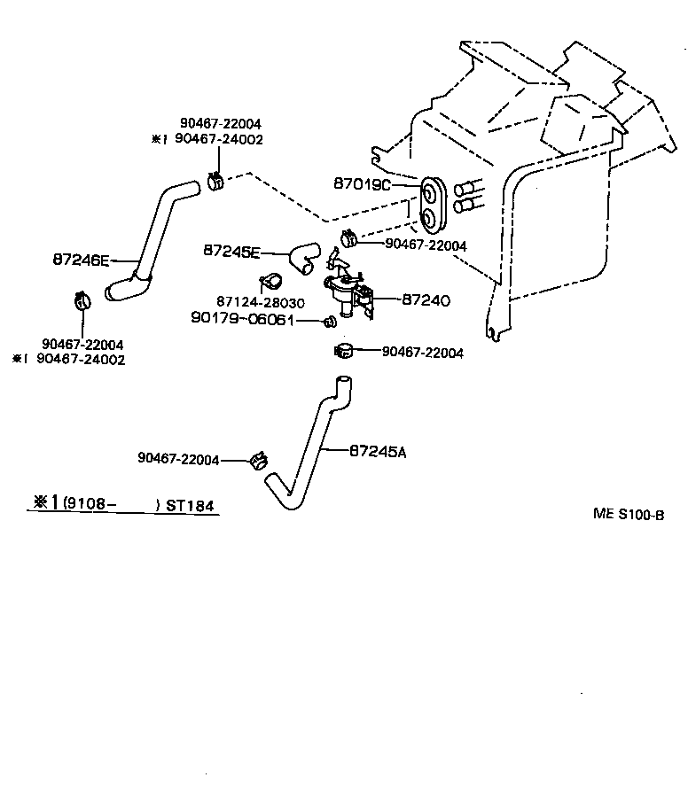  CELICA |  HEATING AIR CONDITIONING WATER PIPING