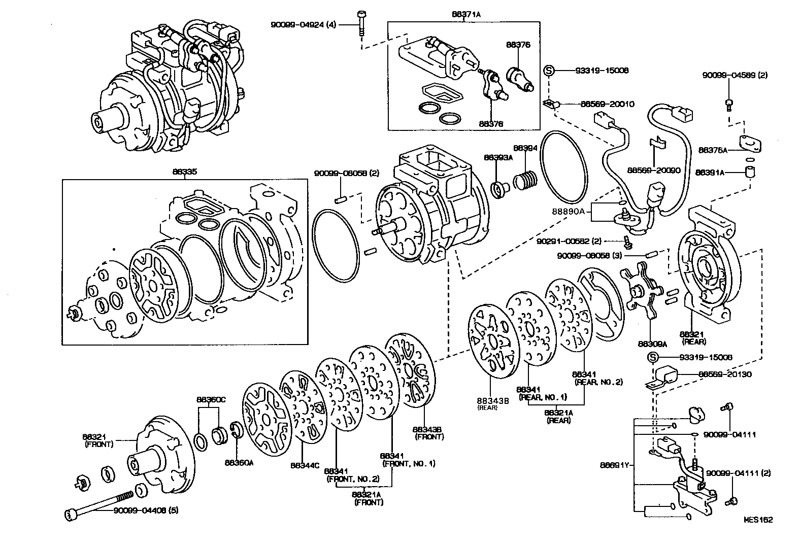  CELICA |  HEATING AIR CONDITIONING COMPRESSOR