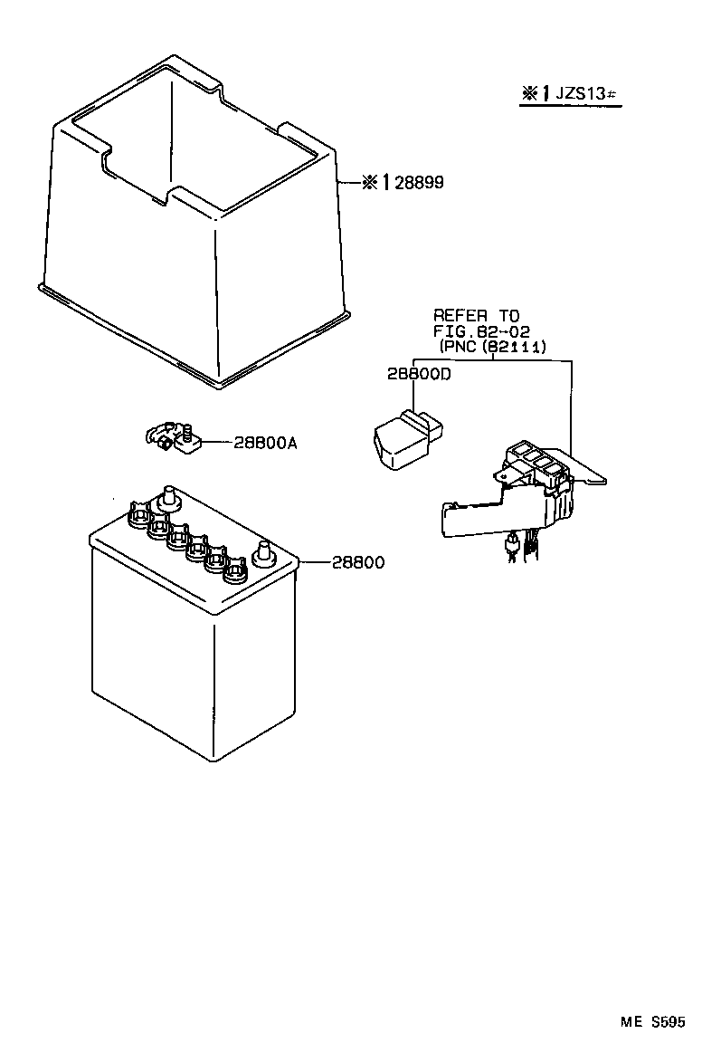  CROWN |  BATTERY BATTERY CABLE