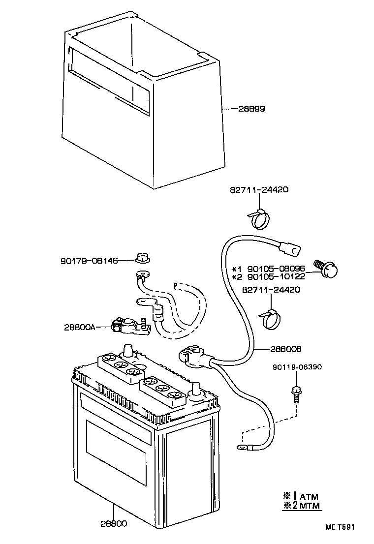  CELICA |  BATTERY BATTERY CABLE