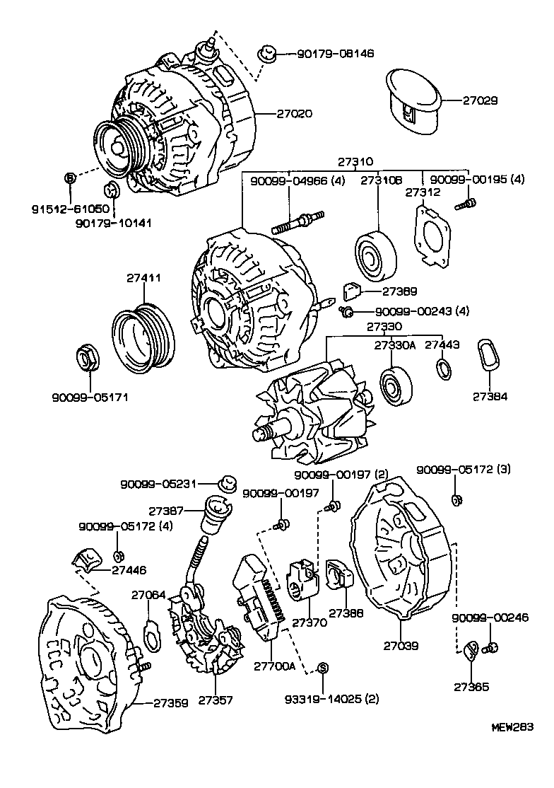  SUPRA |  ALTERNATOR