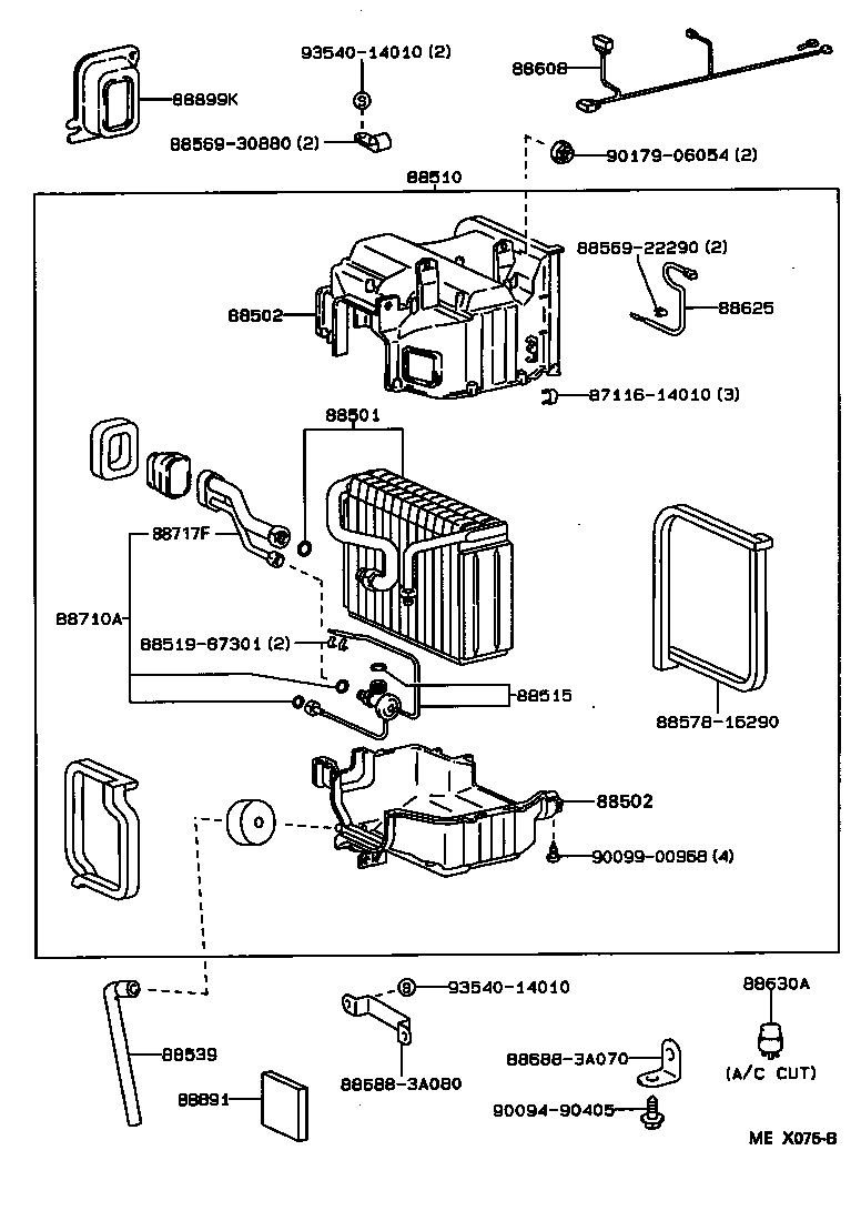  CROWN |  HEATING AIR CONDITIONING COOLER UNIT