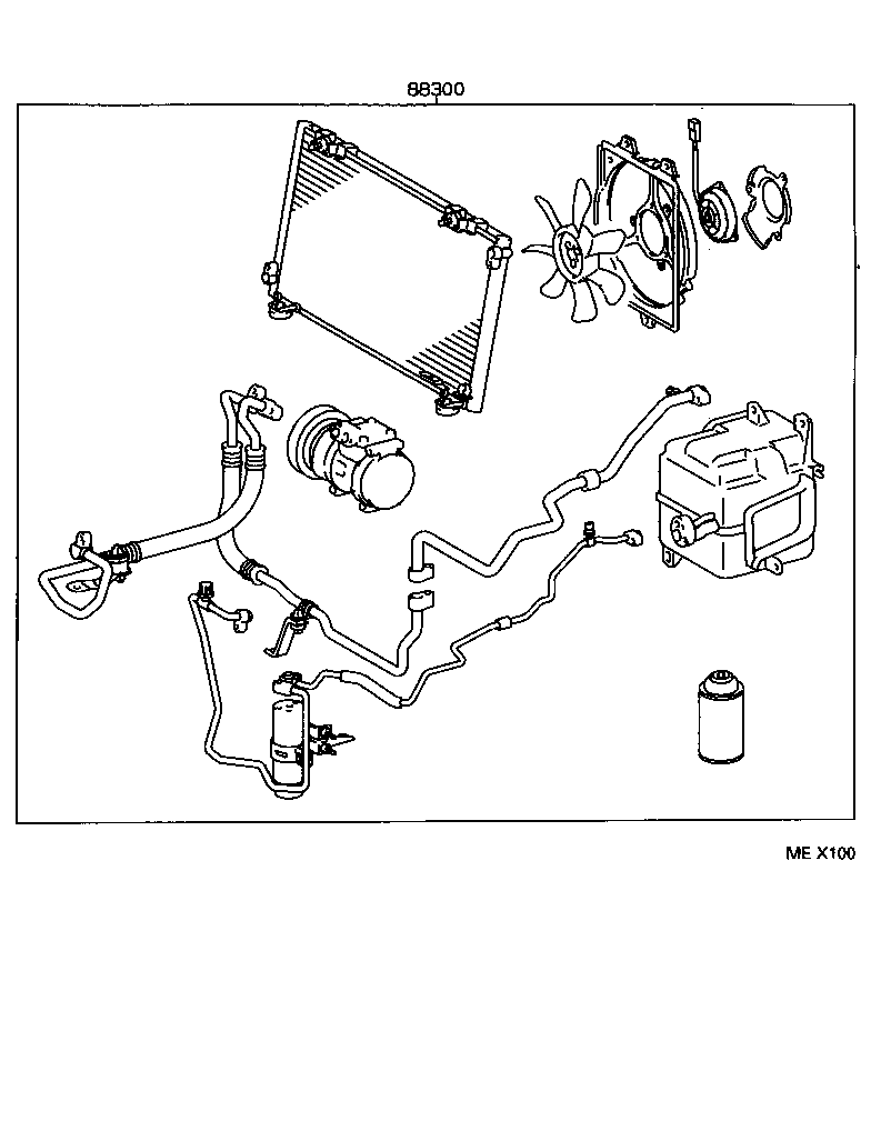  CELICA |  HEATING AIR CONDITIONING SET