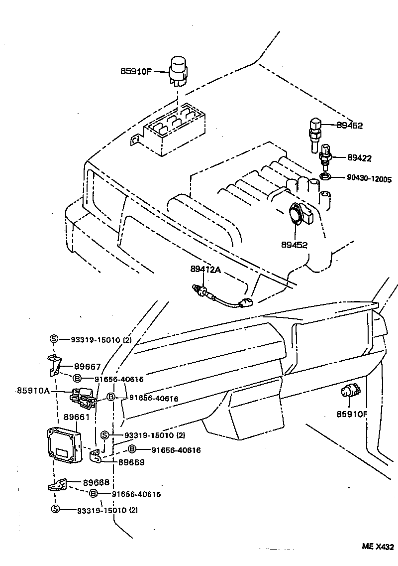  HILUX 4RUNNER 4WD |  ELECTRONIC FUEL INJECTION SYSTEM