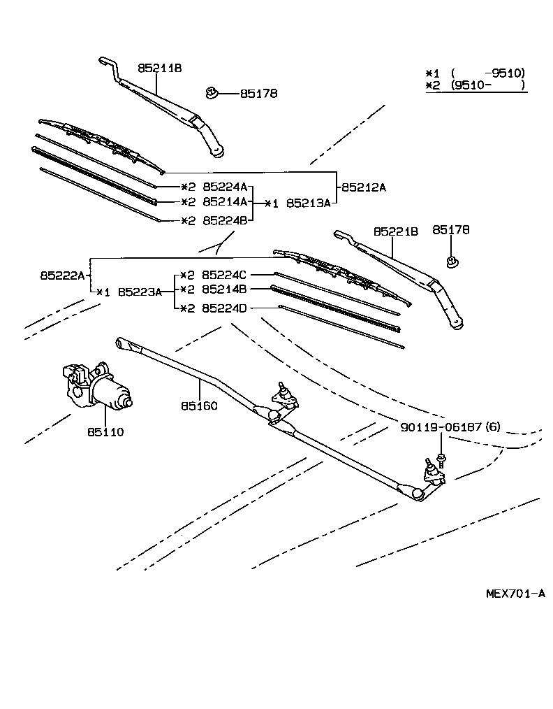  AVALON |  WINDSHIELD WIPER