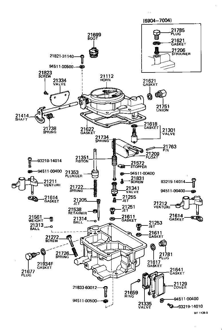  TOYOTA1000 |  CARBURETOR