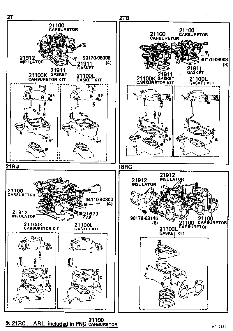  CELICA |  CARBURETOR ASSEMBLY